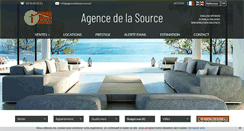 Desktop Screenshot of agencedelasource.com
